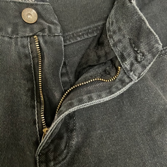 Paco Jean Company, 5-Pocket, Distressed, Ankle Jeans, Charcoal Black, Size 29x30 - Picture 11 of 11